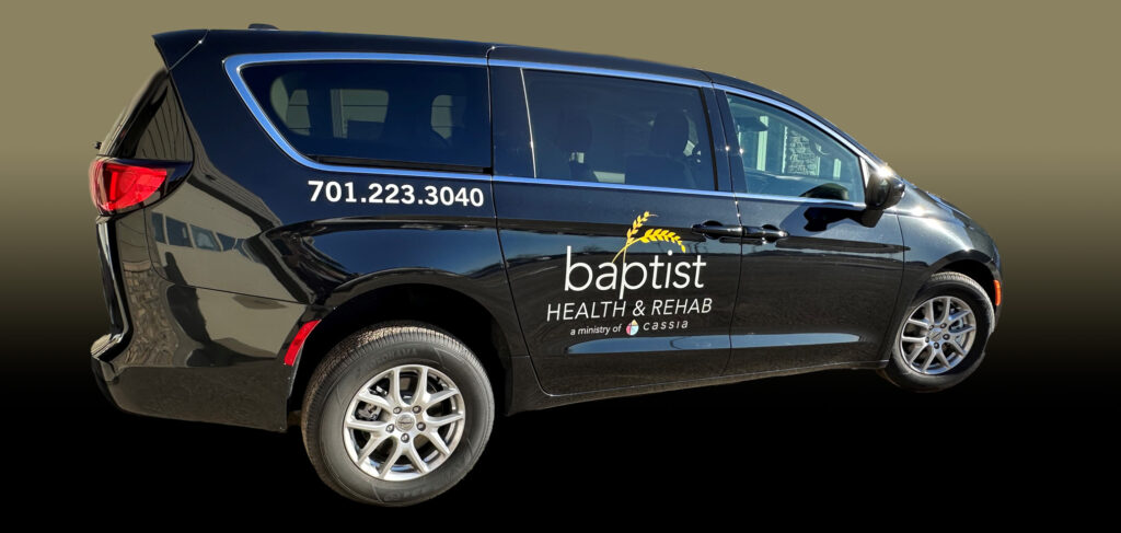 Picture of Baptist Health & Rehab's van