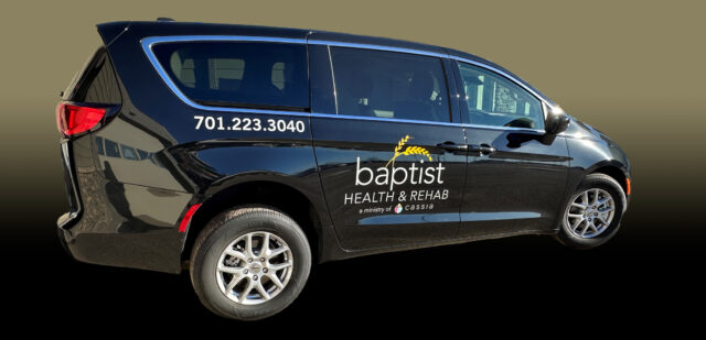 Picture of Baptist Health & Rehab's van